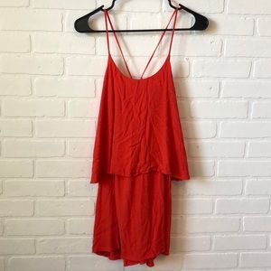 Patterson J Kinkaid tiered cross back dress